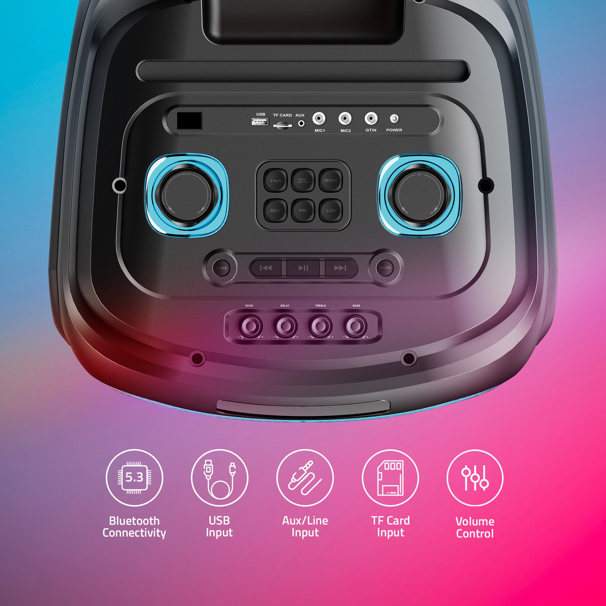 SoundPro 600 Wireless Bluetooth Party Speaker