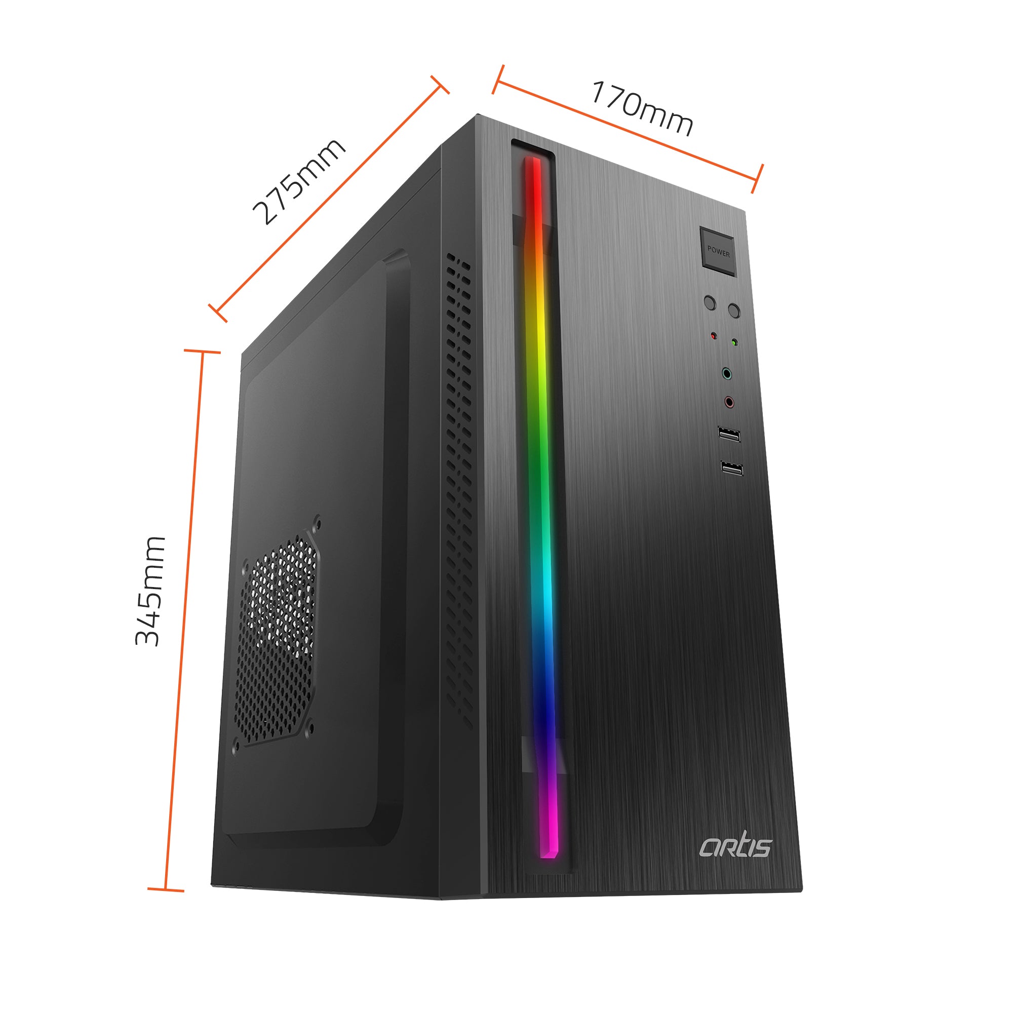 2520 2.0 C Micro ATX PC Cabinet