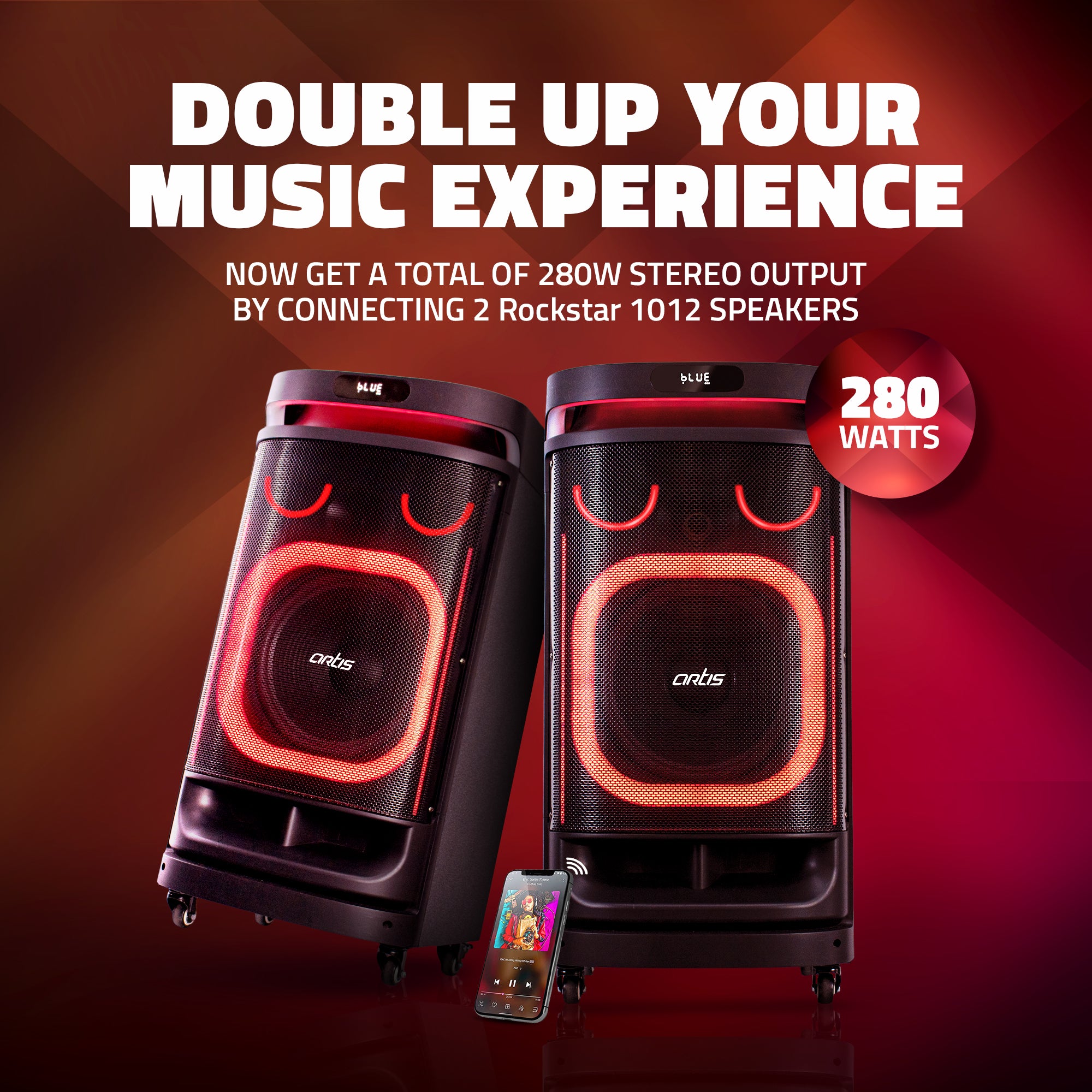 Rockstar 1012 Warless Bluetooth speaker