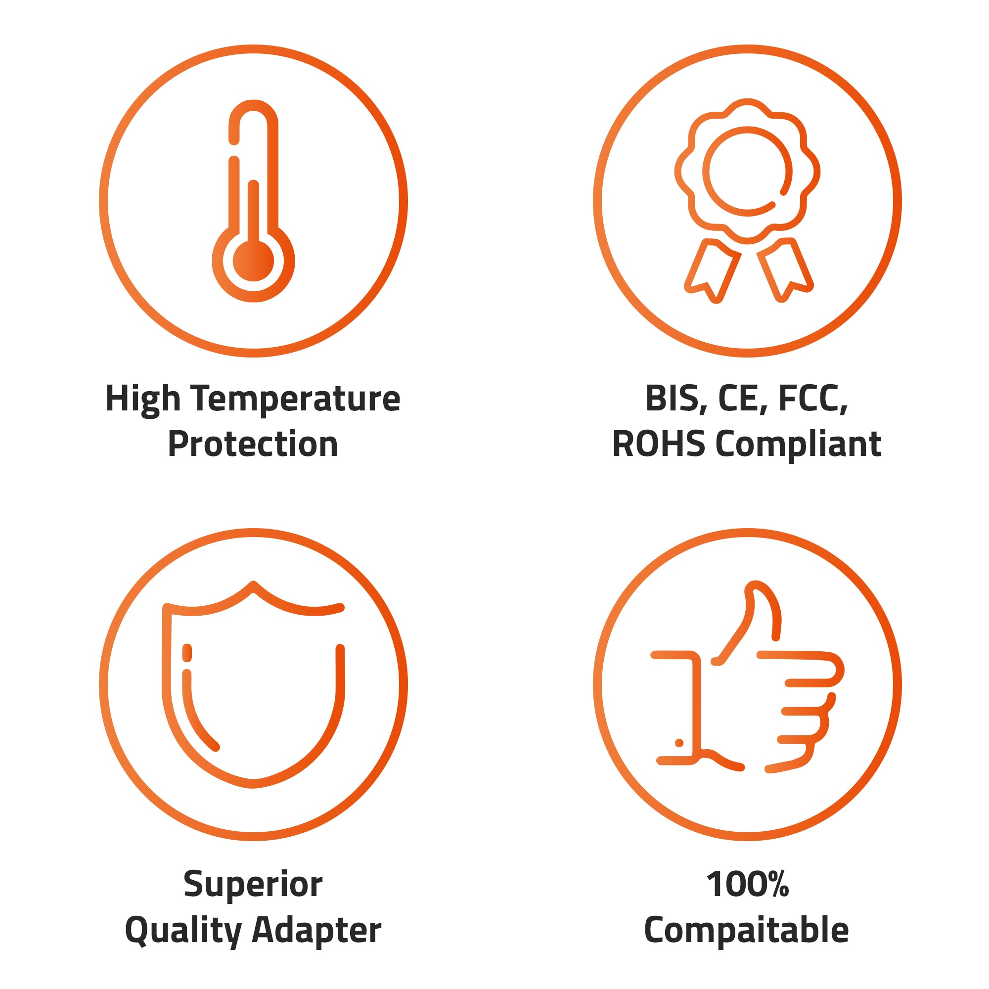 AR0503(N) 65 Watt Laptop Charger Adapter Compatible with Acer Laptops (19V/3.42A ,Pin : 3.0mm x 1.1 mm))