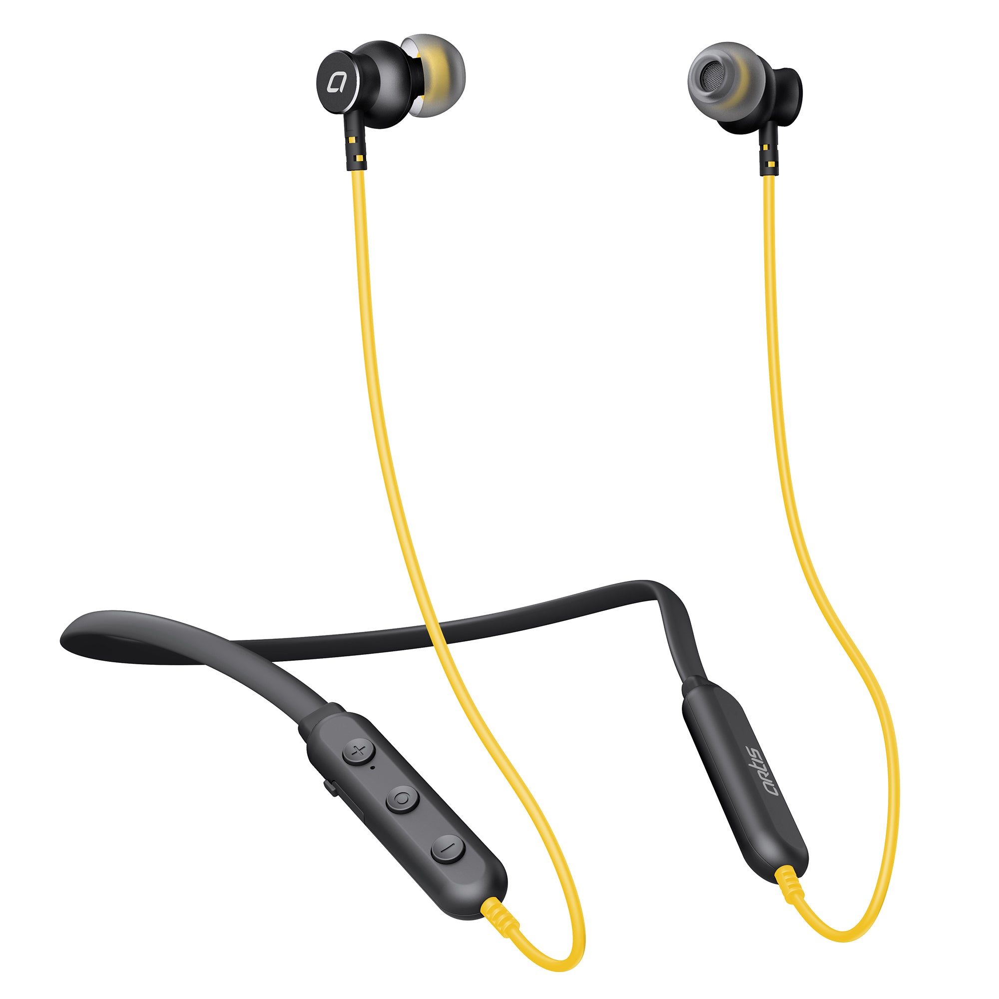 BE310M Wireless Bluetooth Earphone (Black-Yellow)