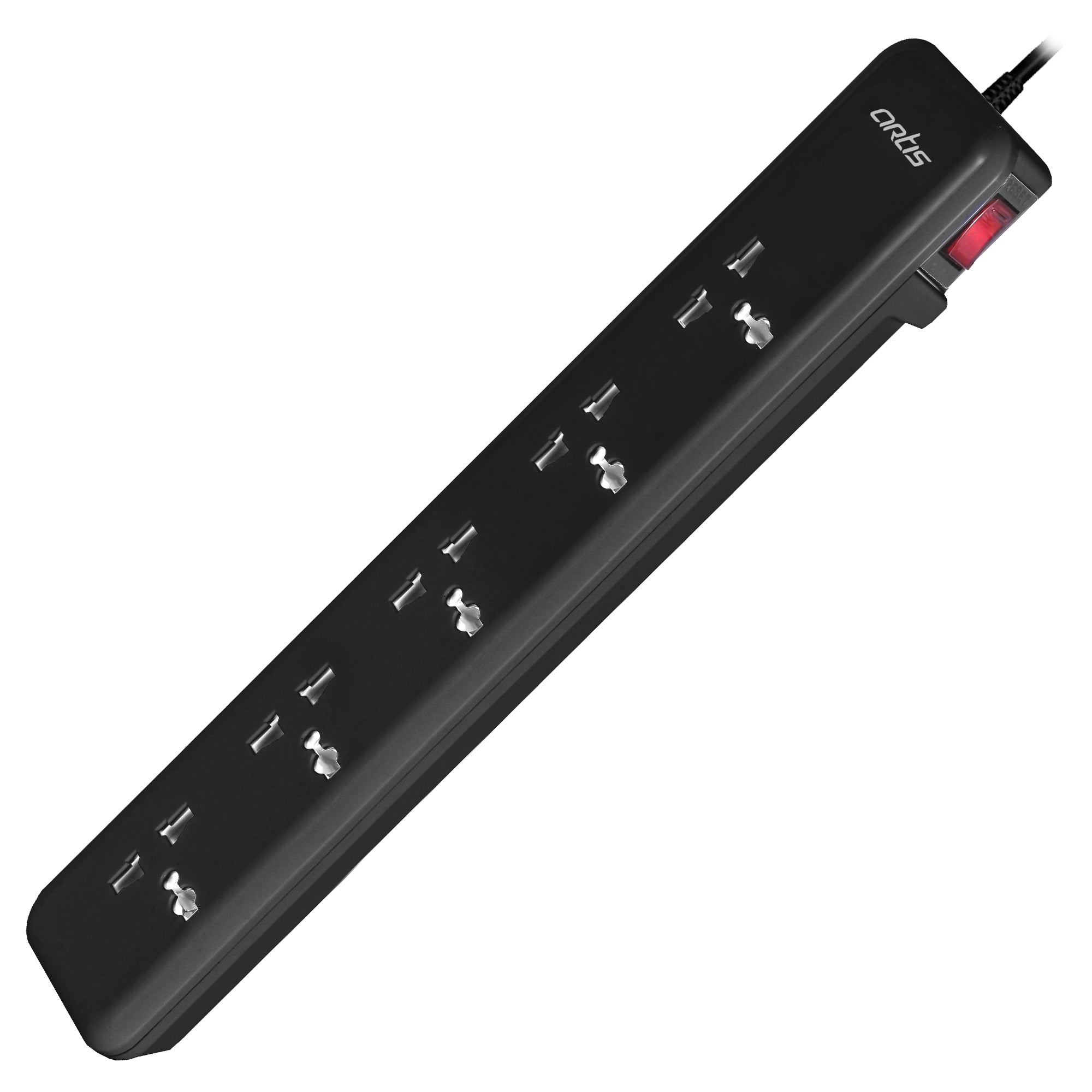 AR-5SS-CB 5 Universal Sockets Surge Protector with Single Switch