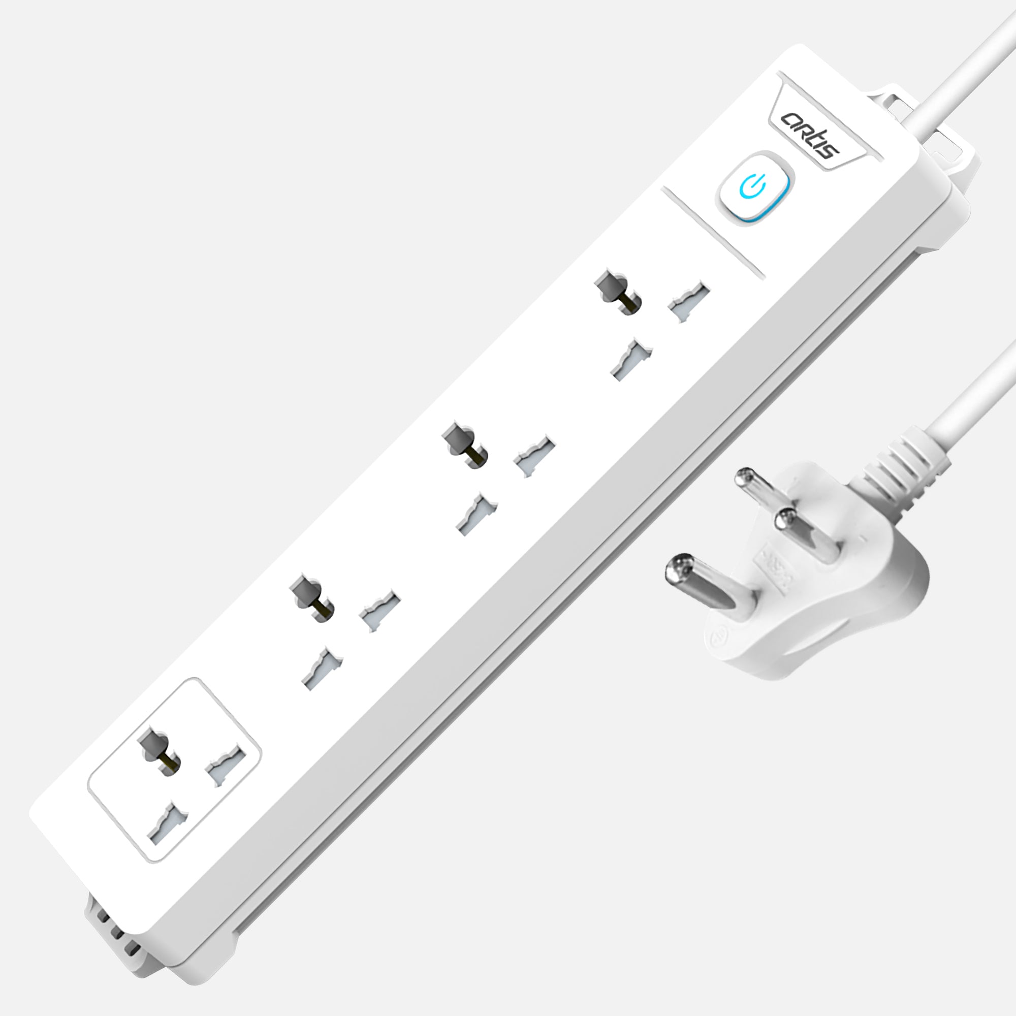 AR-4SS 4 Universal Sockets Surge Protector with Single Switch