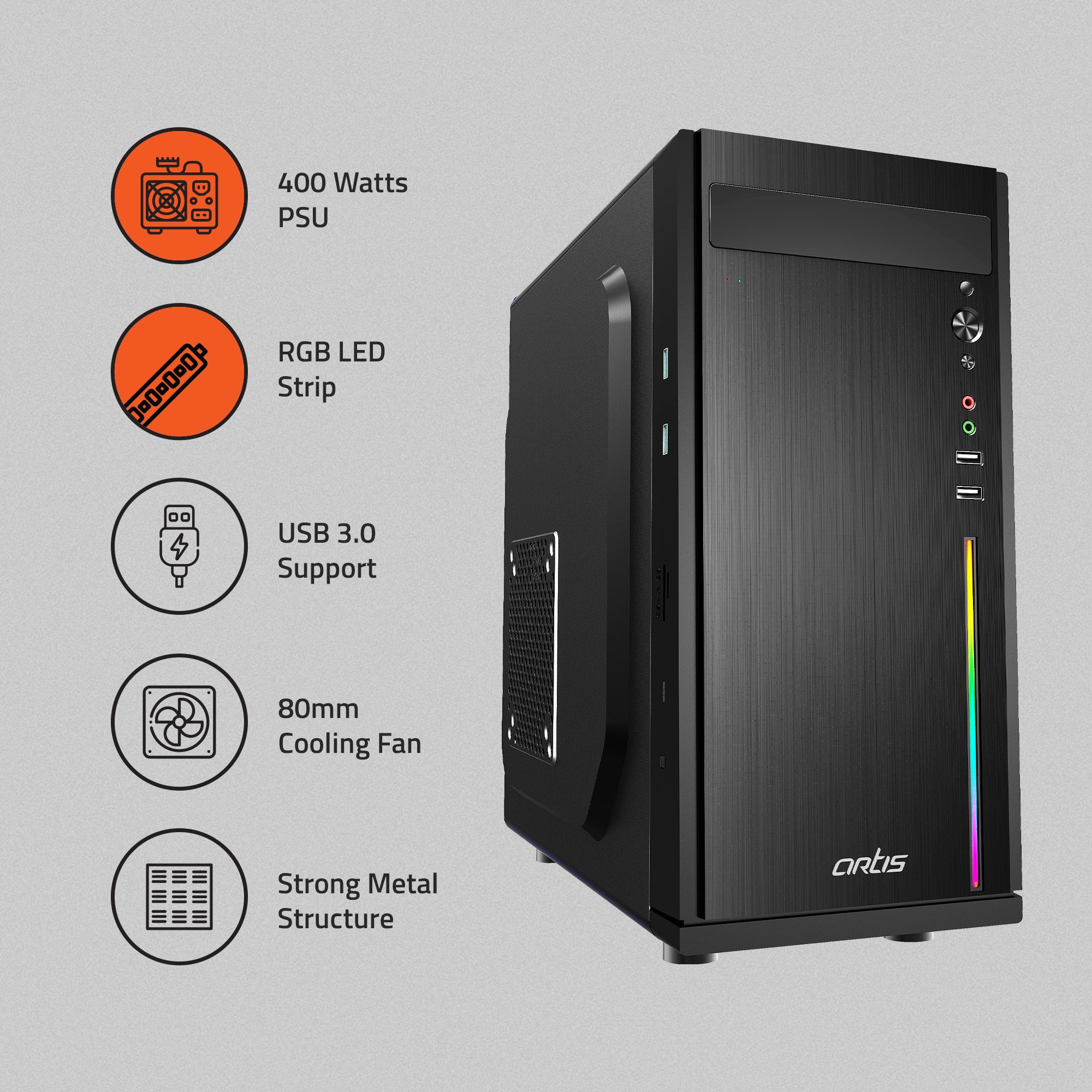 Frost 3.0 RGB Micro ATX PC Cabinet