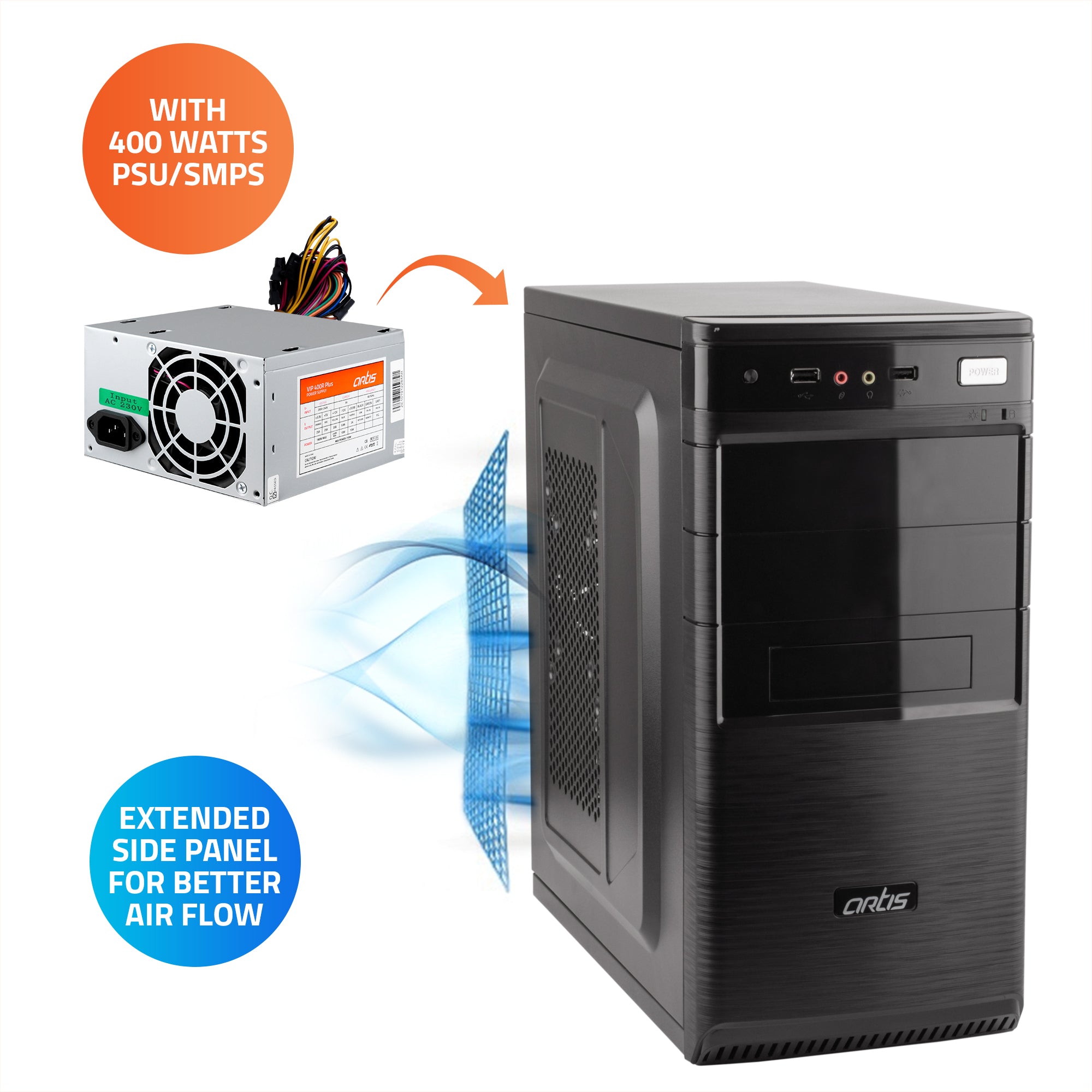Zest 3.0 Micro ATX PC Cabinet