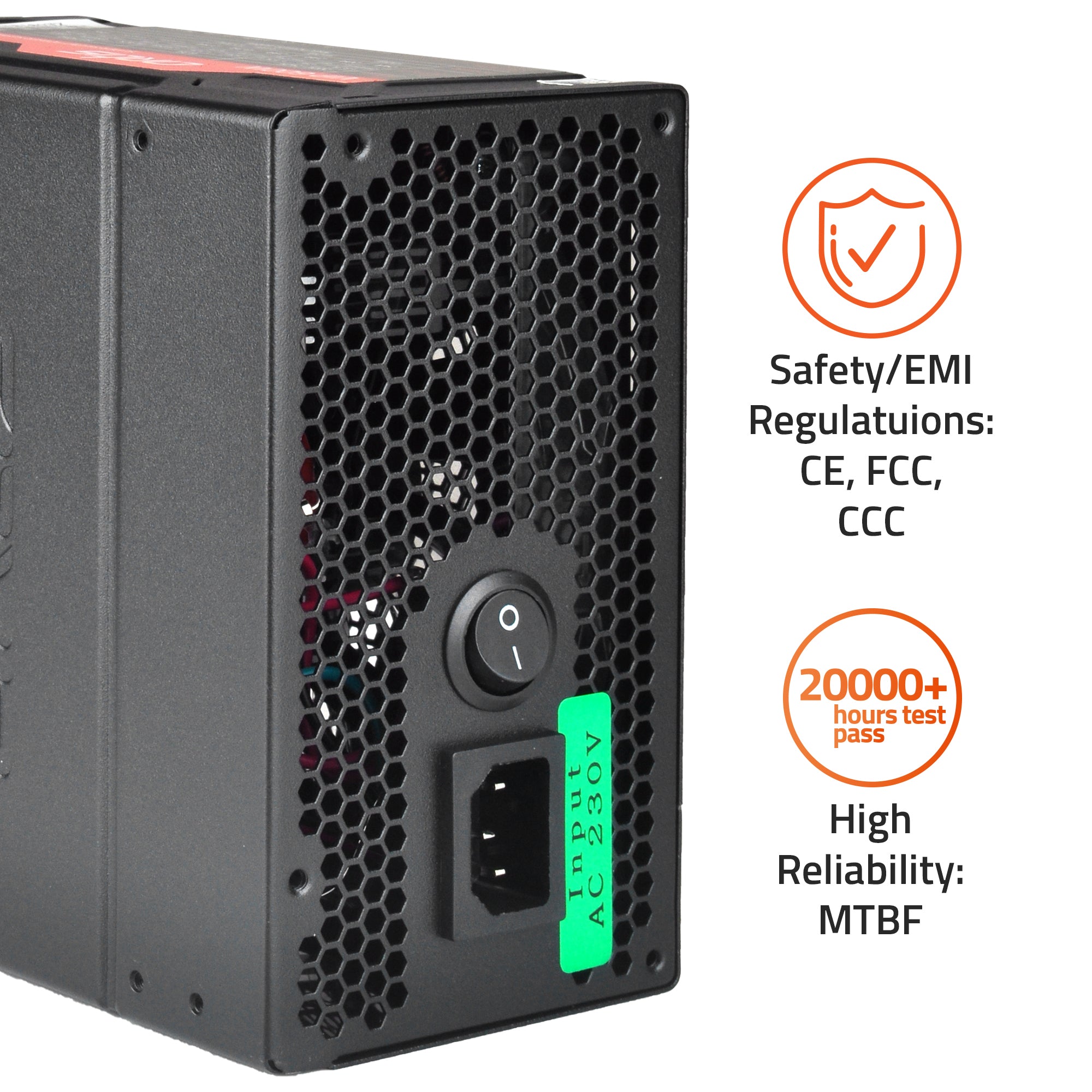 600 Artis Watt Super Silent High Performance Power Supply Unit with Compatibiliity and Reliability