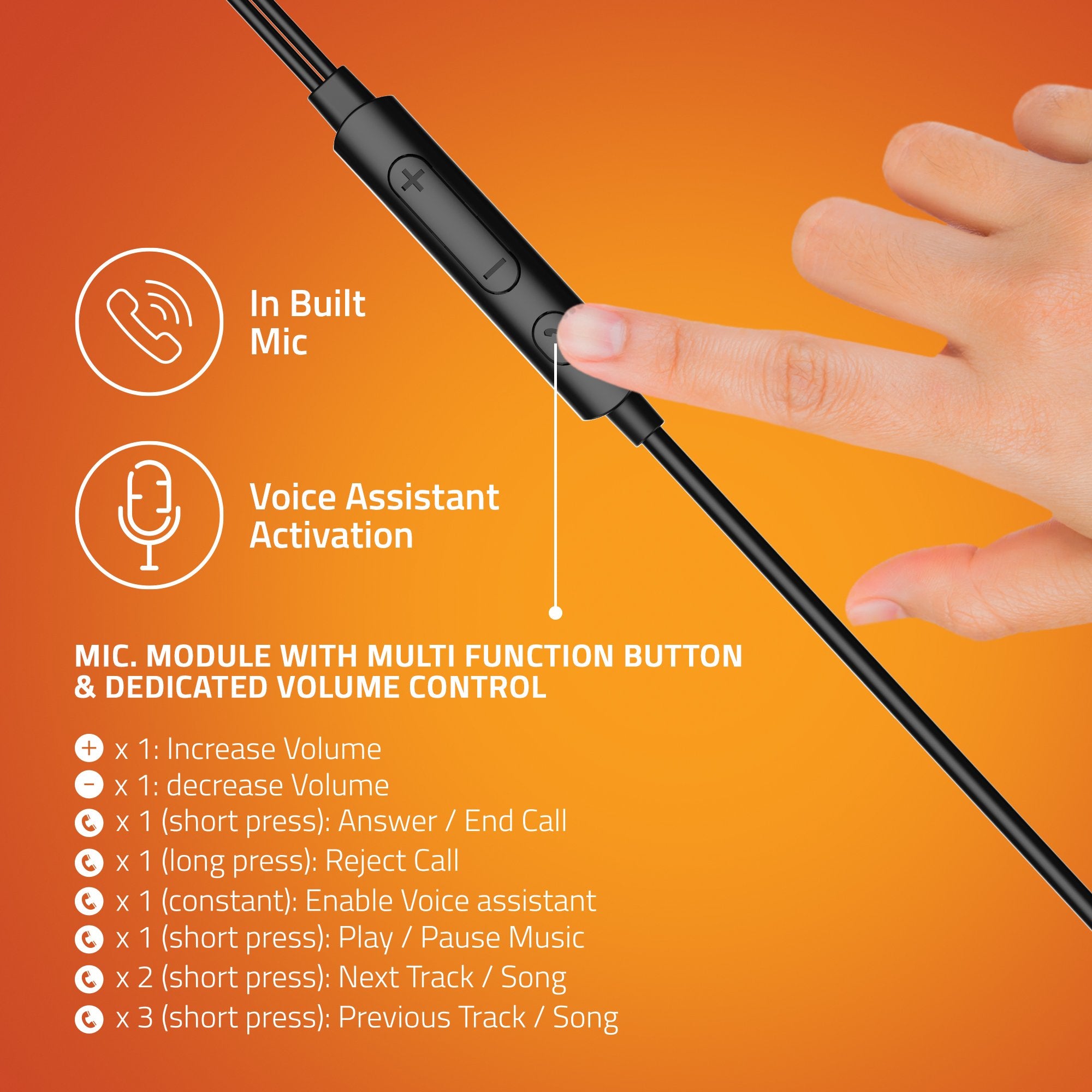 Artis E600M Earphones With Mic - Features